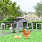 Coziwow 82    Large Wooden Rabbit Hutch Outdoor Durable Small Animal Cage Indoor