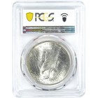 1924 Peace Dollar Ms 65 Pcgs Silver  1 Uncirculated Coin
