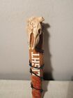 Coors Light Skull   Barb Wire Beer Tap Handle Man Cave Rat Rod  Super Rare 