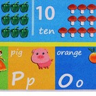 Kids Play Mat Alphabet Print Foldable Toddler Crawling Floor Carpet Learning Toy