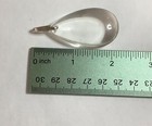 Vintage  Crystal Glass Chandelier Prisms Lot Of 25 Smooth Teardrop 2   