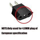 5-100x New Eu Europe To Us Usa Power Jack Wall Plug Converter Travel Adapter