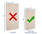American Baby Company 3 Pack Fitted Mini Crib Sheet 24  X 38   3 Pack  Cream 
