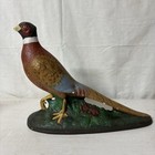 Set Of 2 Vtg Holland Mold Ceramic Hand Painted Pheasants