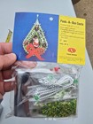 Rare  Thomas Boutique Peek-a-boo Santa Vtg Sequin Bead Christmas Ornament Kit