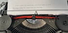 Vintage Hermes Baby Featherweight Typewriter 1939   Nice Working  W Metal Cover
