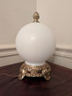 Vintage Hollywood Regency L l Wmc Brass Table Lamp Light Mid Century Globe