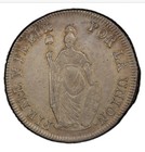 1835 Lima Mt Peru 90 3  Silver 8 Reales Pcgs Au-53 Only 1 Graded Higher