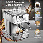 Ilavie Refurbished 304 Stainless Steel Espresso Maker Cappuccino Machine 20 Bar
