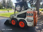 Bobcat 553 Skid Steer Loader Kubota Diesel 25hp Just Serviced Only 1774hrs
