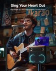Ikarao Portable Karaoke System With Mic Stand Bluetooth