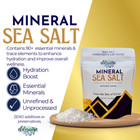Mineral Sea Salt 2 Pack - 100  Unrefined Rich In 90  Essential Minerals