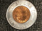 Encased Coin Au 1962 D Lincoln Cent Buckeye Coins Co  New London Ohio-dec066