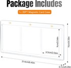 3-slot Magnetic Trading Card Holder Case  35pt One Touch Card Holder  Hard