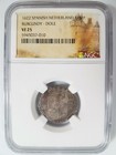 1622 Philip Iv Spanish Netherland Ngc Vf25 Silver 1 32 Patagon Burgundy Dole Cob
