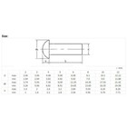 M4 Button Round Head Solid Copper Rivet Knurled Rivet Nut Inser Nuts