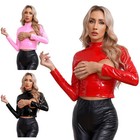 Us Womens Crop Top Hollowing Breast Vest Bodycon Tank Bustier Lingerie Open Bust