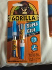 2 Packs Of Gorilla   Super Glue - Strong Adhesive   Waterproof  2 Tubes Each  4 