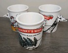 Lot Of 4 Shanky s Whip Ceramic 3d Racing Ostrich Logo Coffee Mug