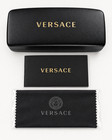 New Versace Black Small Authentic Eyeglasses Sunglasses Case W cloth