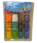 Perler Bead Tray Kit 4000 Beads 16 Colors Idea Book  4001 Factory Sealed