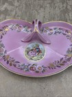 Vintage Royal Carton Vanity Tray  Art   7935 - Victorian Lovers Pink   Gold