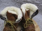 Vintage Polo Ralph Lauren Tavin Shearling Boots Mens 6 5 Brown Leather 97812