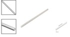 Polished 250mm M5-0 8 Threaded Rod - 304 Stainless Steel For Ultimate Strength