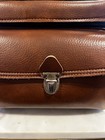 Vintage Hard Brown Leather Camera Case Shoulder Bag Made In Usa  202