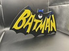 Batman 1966 Logo Sign Display   3d Wall Desk Shelf Art 11 Inch