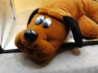 Tonka Pound Puppies 1985 Brown W Black Spots Large 19  Plush Stuffed Dog Toy
