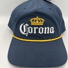      Bioworld Corona Snapback Hat  Adjustable Navy Rope Cap     
