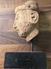 Vintage Teak Wood  Burmese Puppet Head Movable Mouth And Eyes