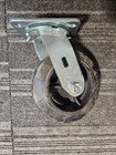  qty 4  Heavy Duty 6  X 2  Swivel Plate Caster With Mold-on Rubber Roller Wheel