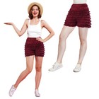 New Malco Modes Wine N20 Lace Bloomers Pettipants Shorts Large L Square Dance