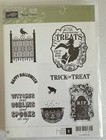 Stampin Up  Toxic Treats Stamp Set Retired Halloween Plus 12x12 Papers Cardstock