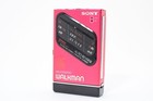  near Mint  Sony Walkman Wm-f203 Am fm Cassette Player Red From Japan 2669136