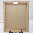 Vintage Egyptian Papyrus Art Winged Pharaoh Framed 9 5x11 Hieroglyph Wall Decor