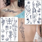 Tazimi Semi-permanent Tattoos For Small  Blue Semi-permanent Female Tattoo