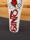 Santos Skeleton Skull Beer Tap Handle Tapper Marker 4 Home Pub Bar  Texas Euc