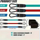 Exercising Resistance Belt  Puller  Leg Strength Training  Tie Strap  Foot Loop 