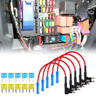 15pcs Fuse Tap Adapter Kit 12v 15 Amp 20amp Car Add-a-circuit Mini Atm Apm Blade