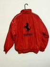 Ferrari Jacket Ebroidered Cotton Padded F 1 Racing Unisex Size Large White