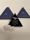 New 2016 Swarovski Crystal 3  Annual Christmas Holiday Ornament Box 5180210