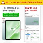 Backlit Keyboard Case For Ipad Air 13-inch M3 m2  2025 2024  Soft Tpu Back Cover