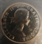 1963 Canada Silver Dollar Queen Elizabeth Ii Voyageur  1 Coin Original Mint Pack