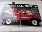 1988 Suzuki Samurai Hardtop Convertible Fold Out Dealer Sales Brochure
