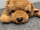 1999 Ty Classic Scooter Puppy Dog Floppy Plush 16  Brown Stuffed