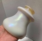 Antique Lustre Art Glass Co Shade Gold Aurene Interior 2 1 8    Fitter C1910