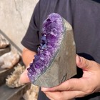 1 7lb Natural Amethyst Geode Quartz Cluster Crystal Specimen Healing